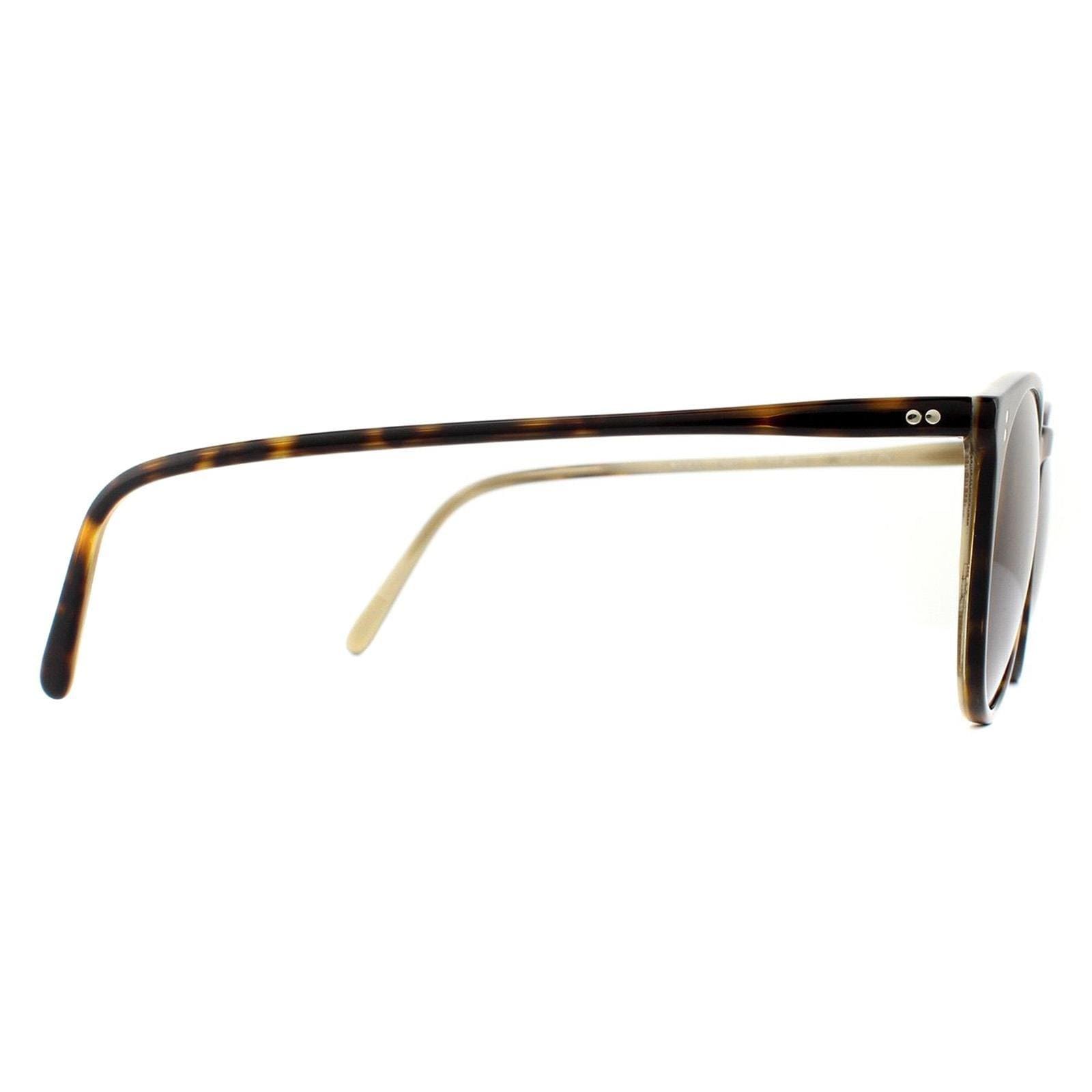 Oliver Peoples Round Horn Brown Sunglasses image 4