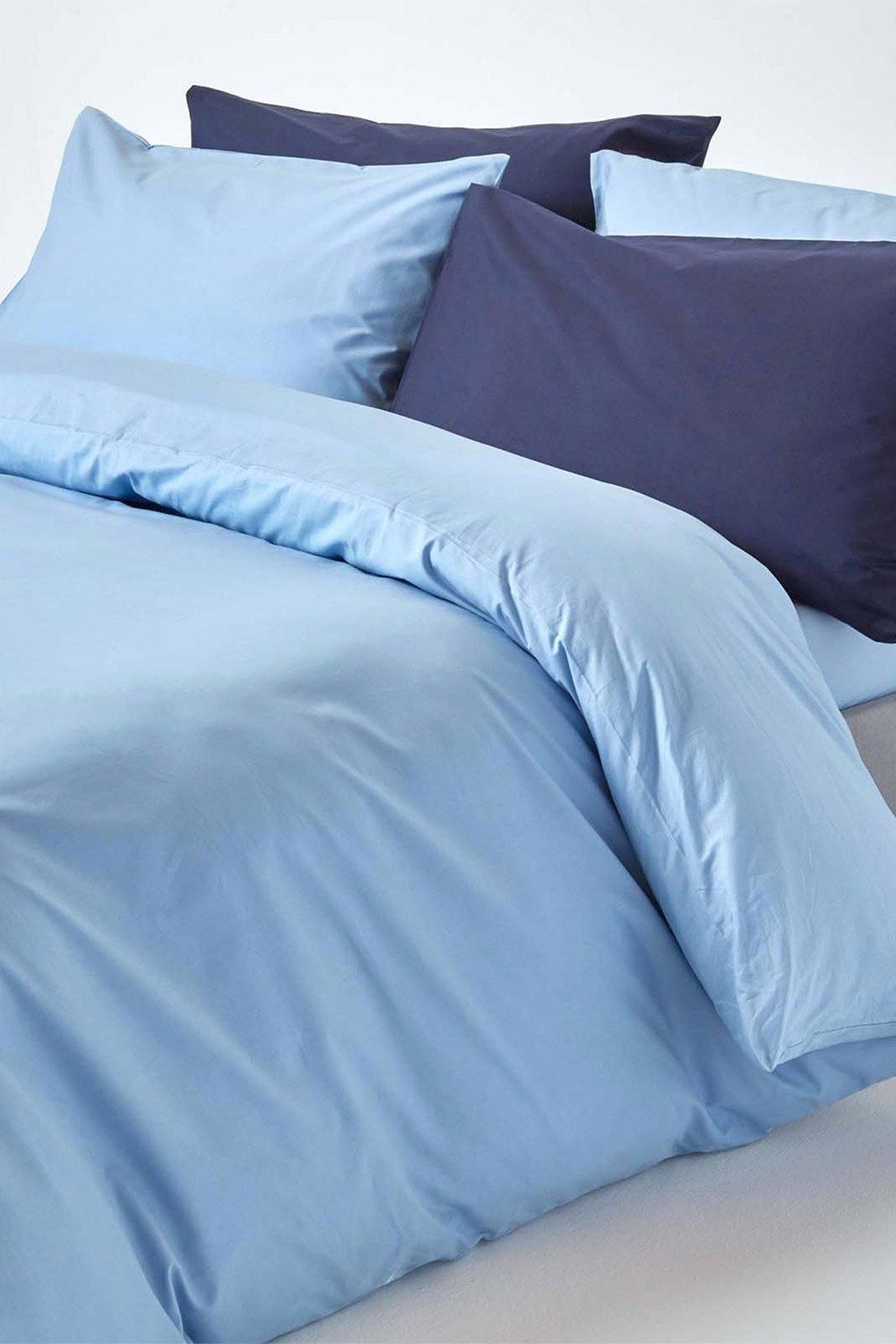 Homescapes Egyptian Cotton Duvet Cover with Pillowcase, 200 TC image 5