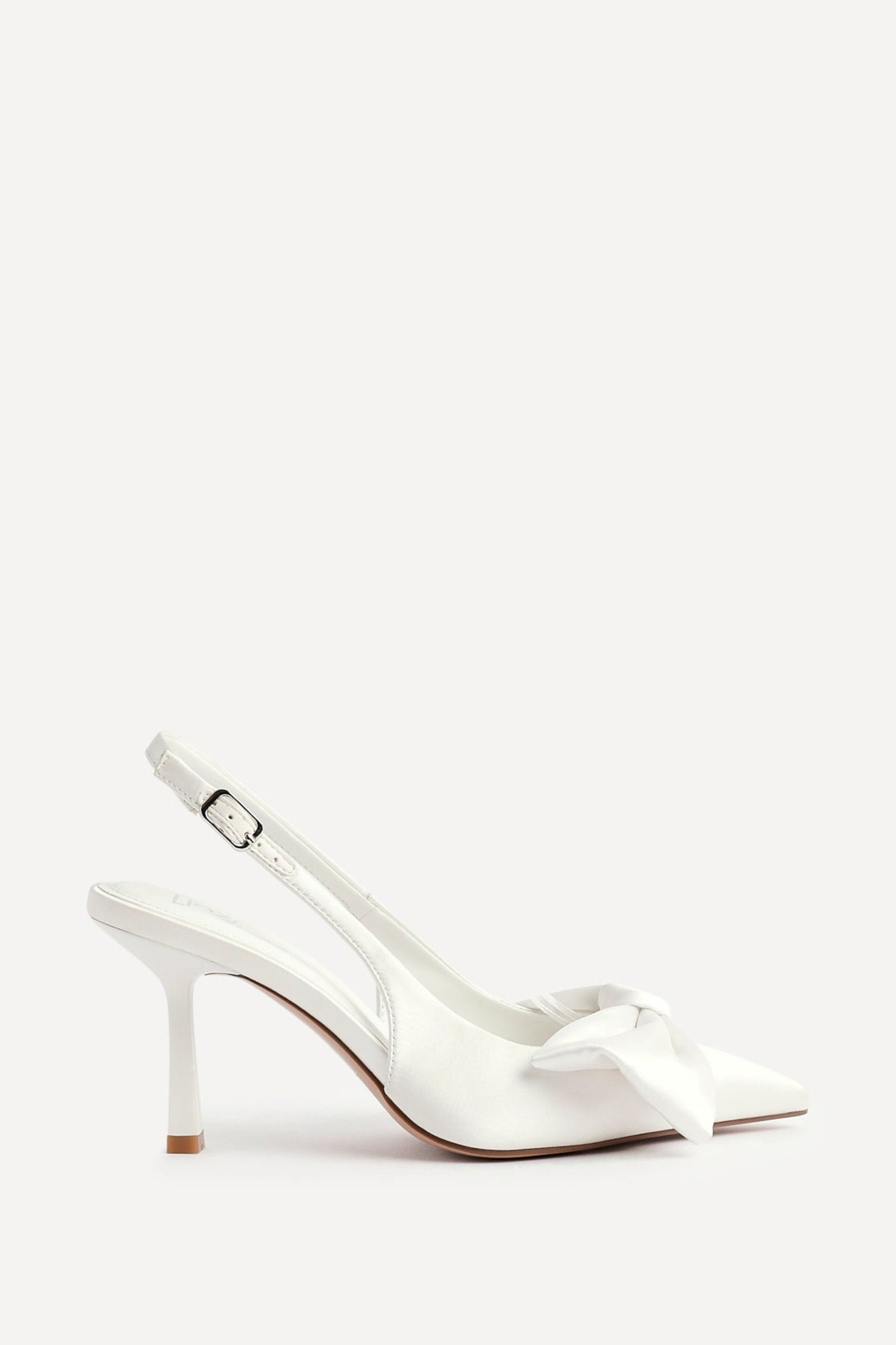 Linzi Always Ivory Satin Court Heels