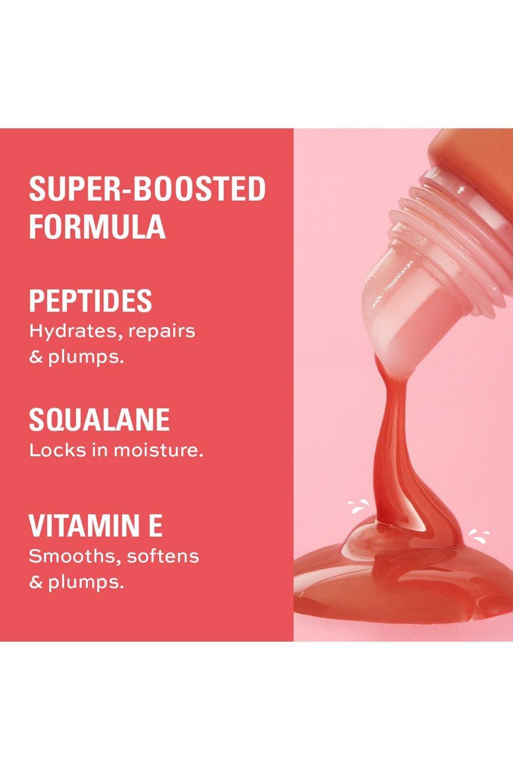 Revolution Juicy Peptide Lip Balm Nude Peach image 6