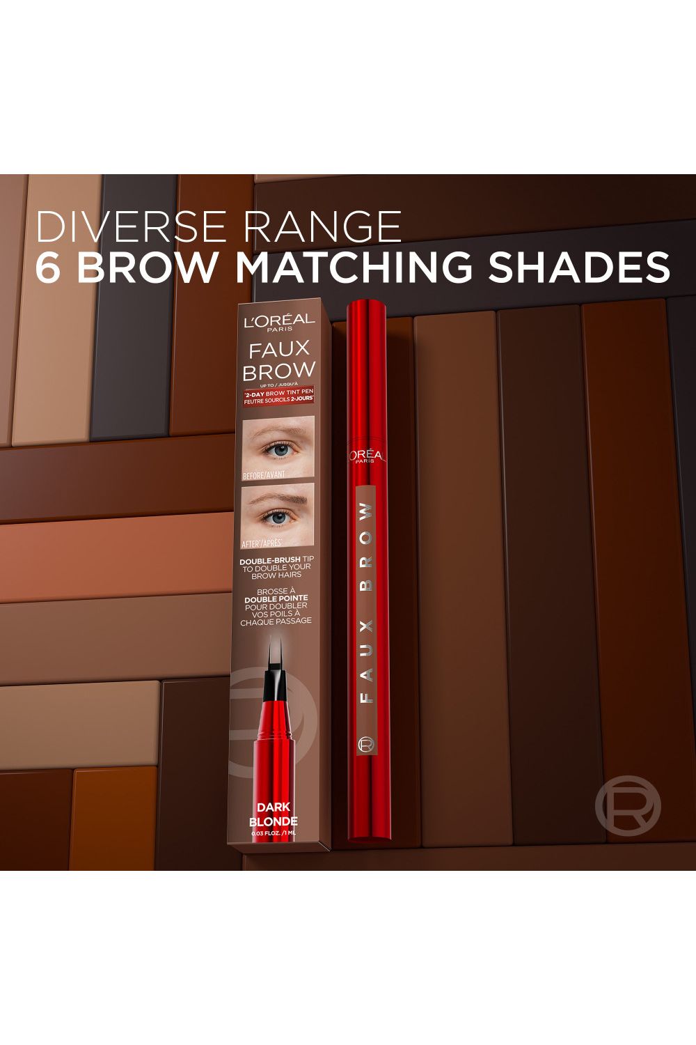 L'Oréal Paris Infallible Faux Brow, Up To 2-Day Brow Tint Pen 1ml Light Brunette image 9