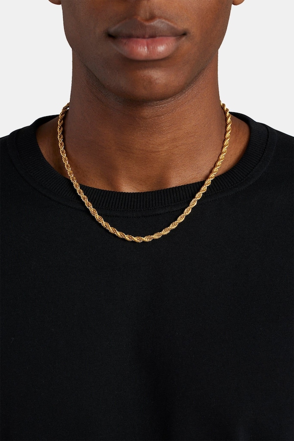 Cernucci 5mm Rope Chain - Gold