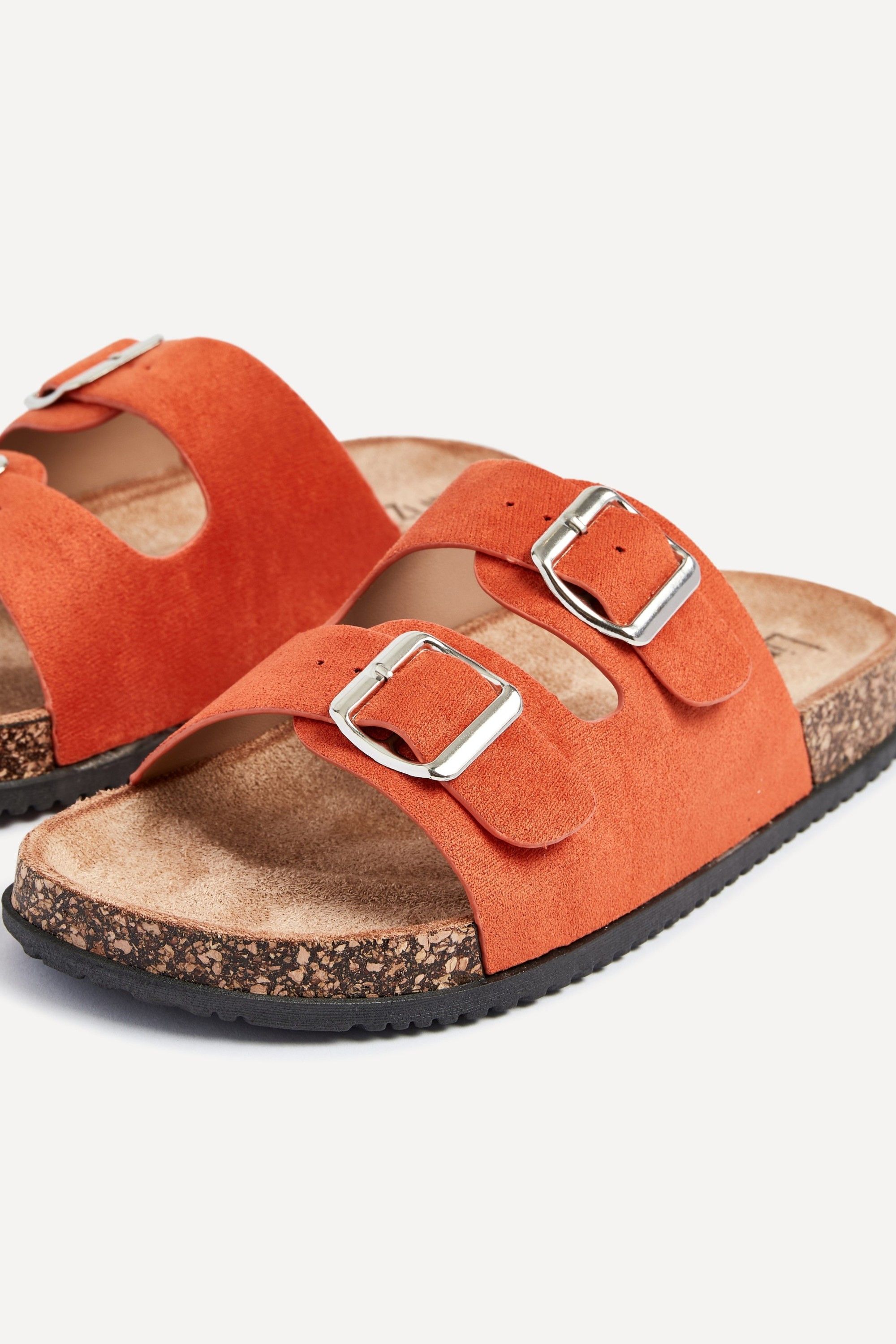 Linzi Echo Orange Double Buckle Sandals image 4