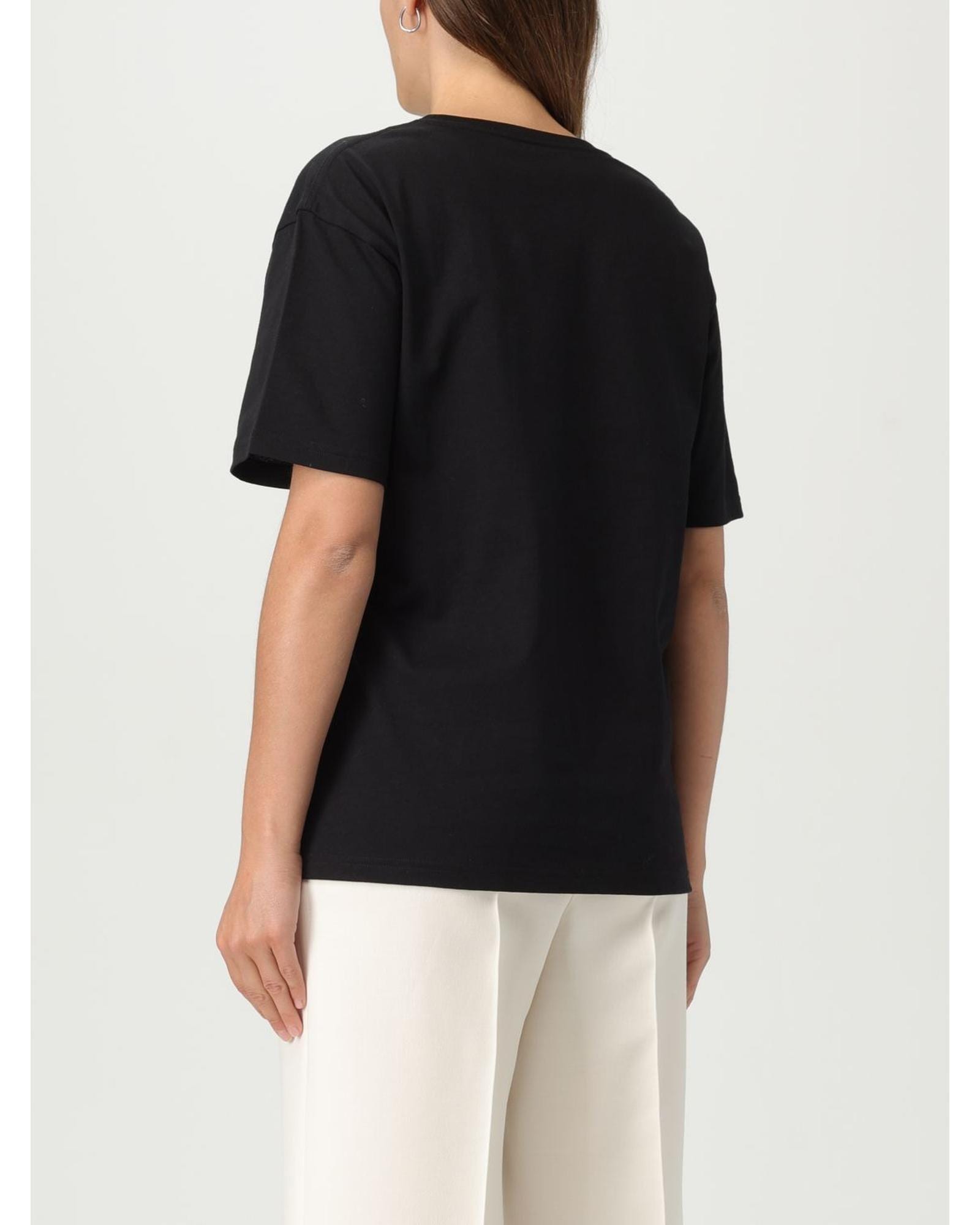 Valentino Graphic Tee Short Sleeves Wo - Black T-Shirts image 3