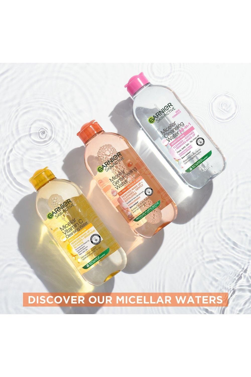 Garnier Micellar Gentle Peeling Water All-in-1 1% PHA & Glycolic Acid Multi image 5