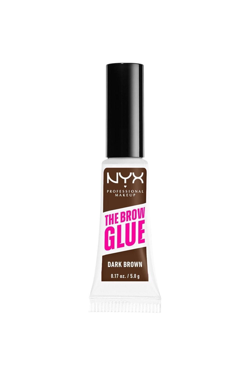 NYX Professional Makeup Brow Glue Instant Brow Styler Dark Brown image 1