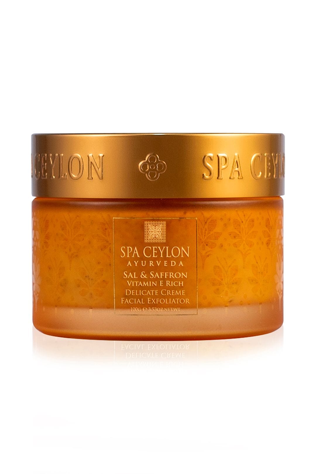 Spa Ceylon Sal & Saffron - Vitamin E Rich - Delicate Creme Facial Exfoliator 100g image 1
