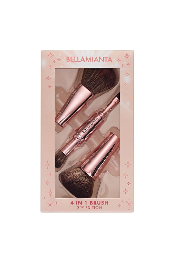 Bellamianta 4 in 1 Compact Brush 2nd Edition Multi