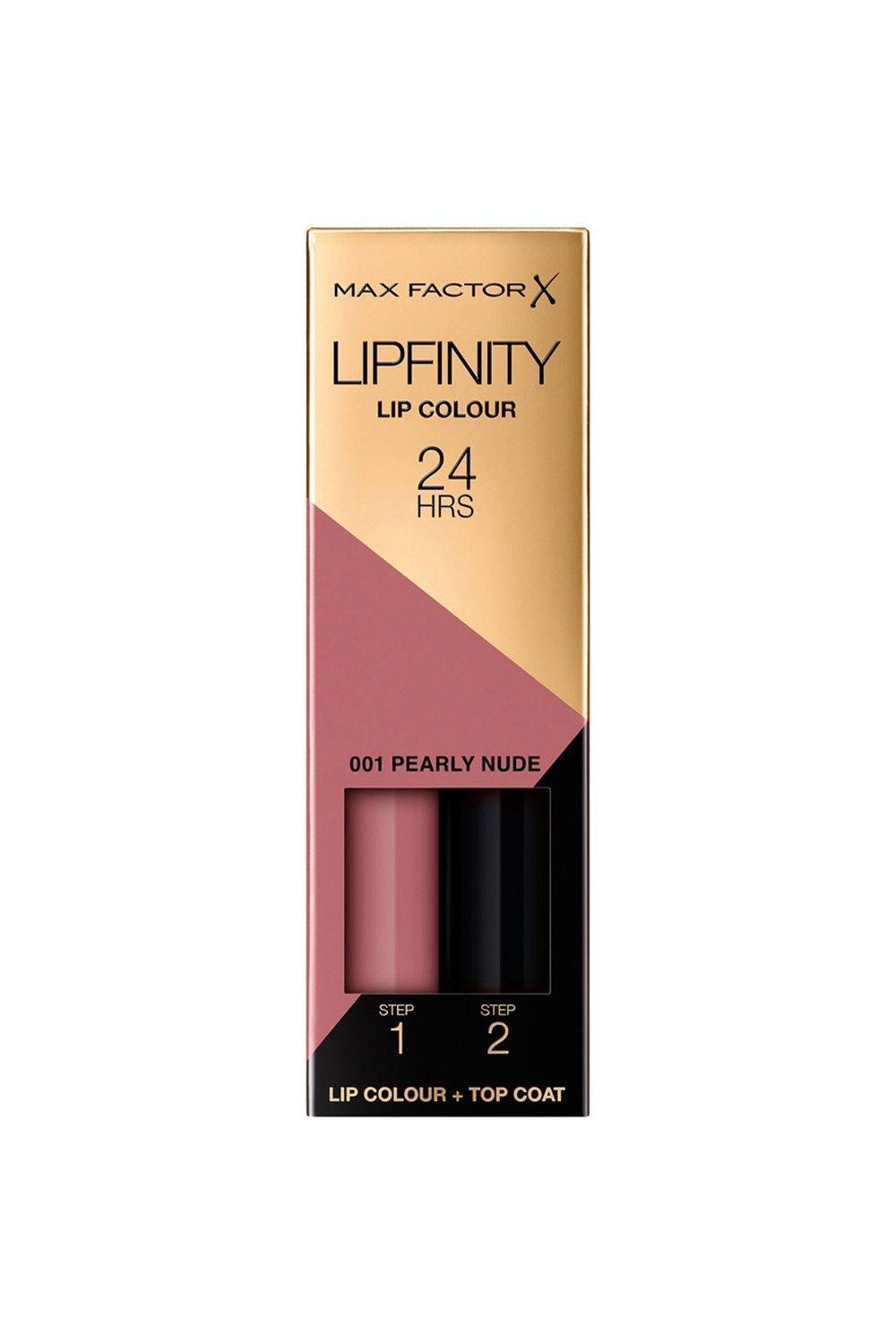 Max Factor Lipfinity 2-Step Long Lasting Lipstick Pearly Nude image 1