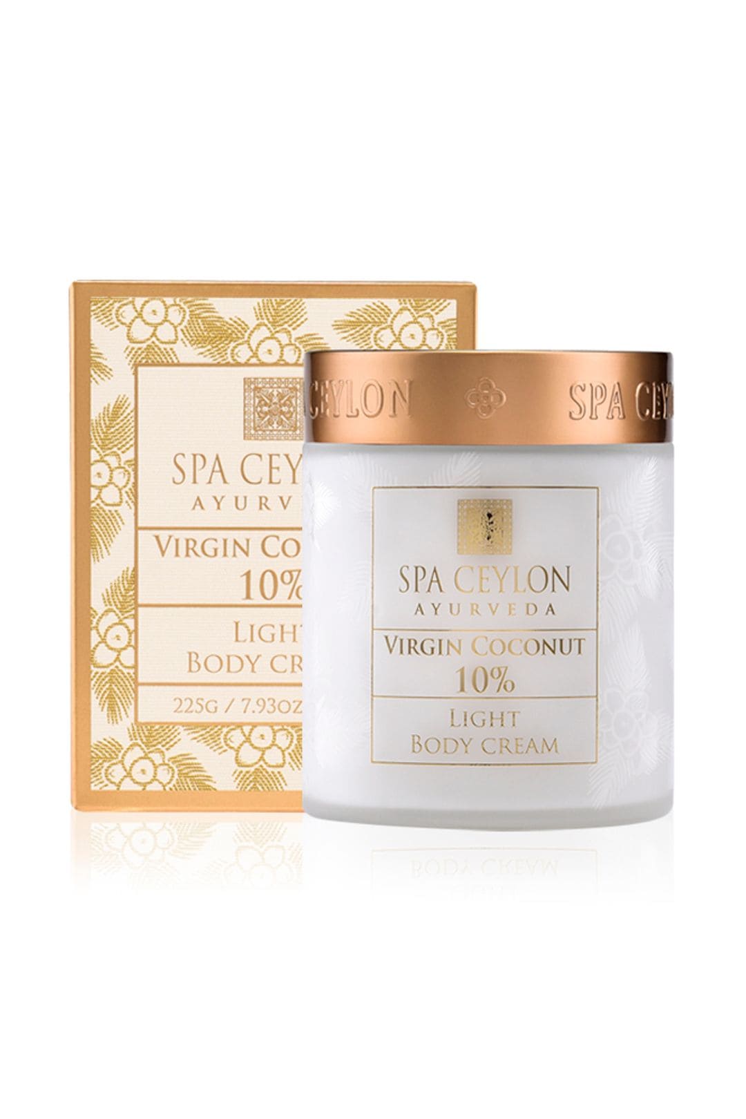 Spa Ceylon VIRGIN COCONUT 10% - Light Body Cream 225g image 1