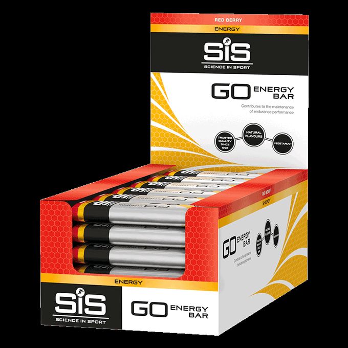 Science in Sport GO Energy Bar - 26g Carbs - Red Berry - 30 Pack image 1