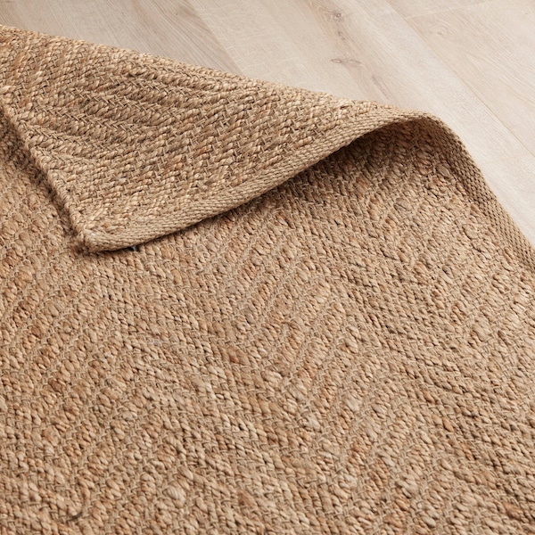 Industville Toft Hand Woven Jute Rug  -  Natural