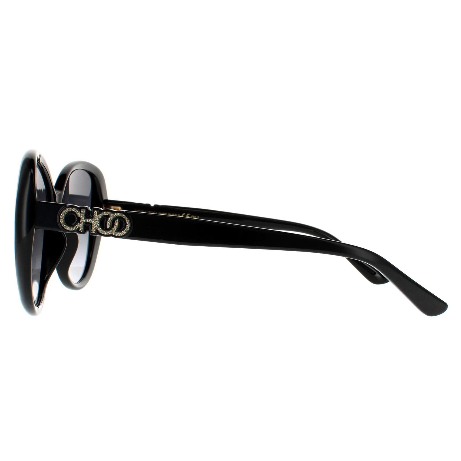 Jimmy Choo Fashion Black Dark Grey Gradient Sunglasses image 3