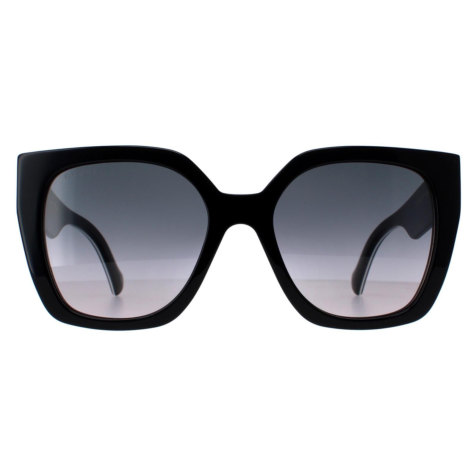 Gucci Square Black Grey Gradient GG1300S image 1