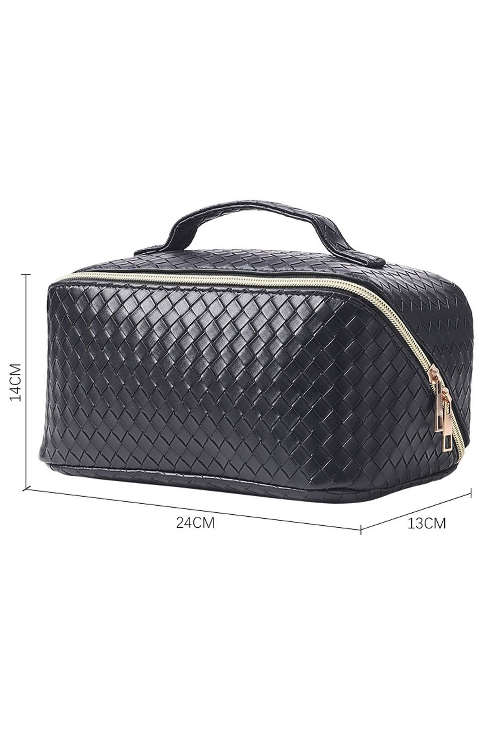 SHEONLY Flat Lay Organizer Toiletry Bag Makeup Storage Bag Wash Bag with Handle and Divider for Women Girls image 6