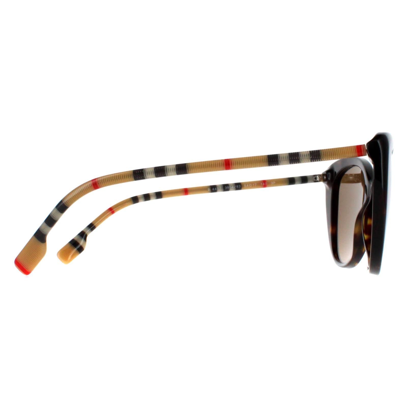Burberry Cat Eye Dark Havana Brown Polarized BE4407 image 4