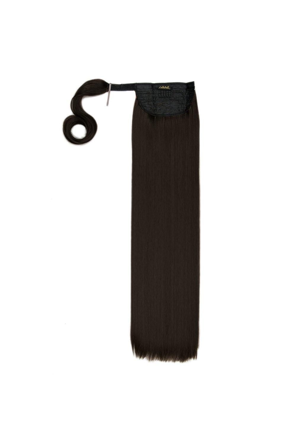 Lullabellz Grande 26" Straight Wrap Around Pony Dark Brown image 1