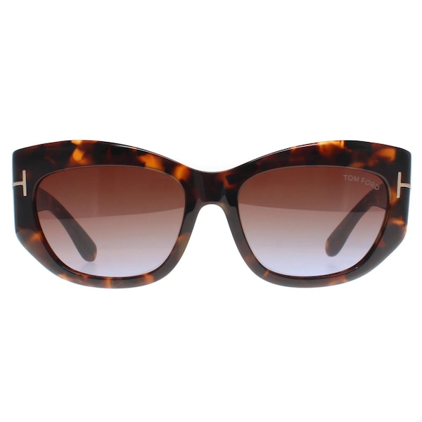 Tom Ford Cat Eye Dark Havana Brown Gradient Brianna FT1065