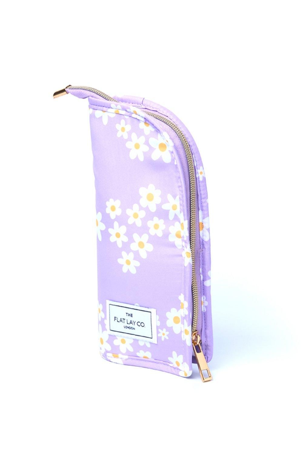 The Flat Lay Co Brush Holder in Lilac Daisy Multi image 2