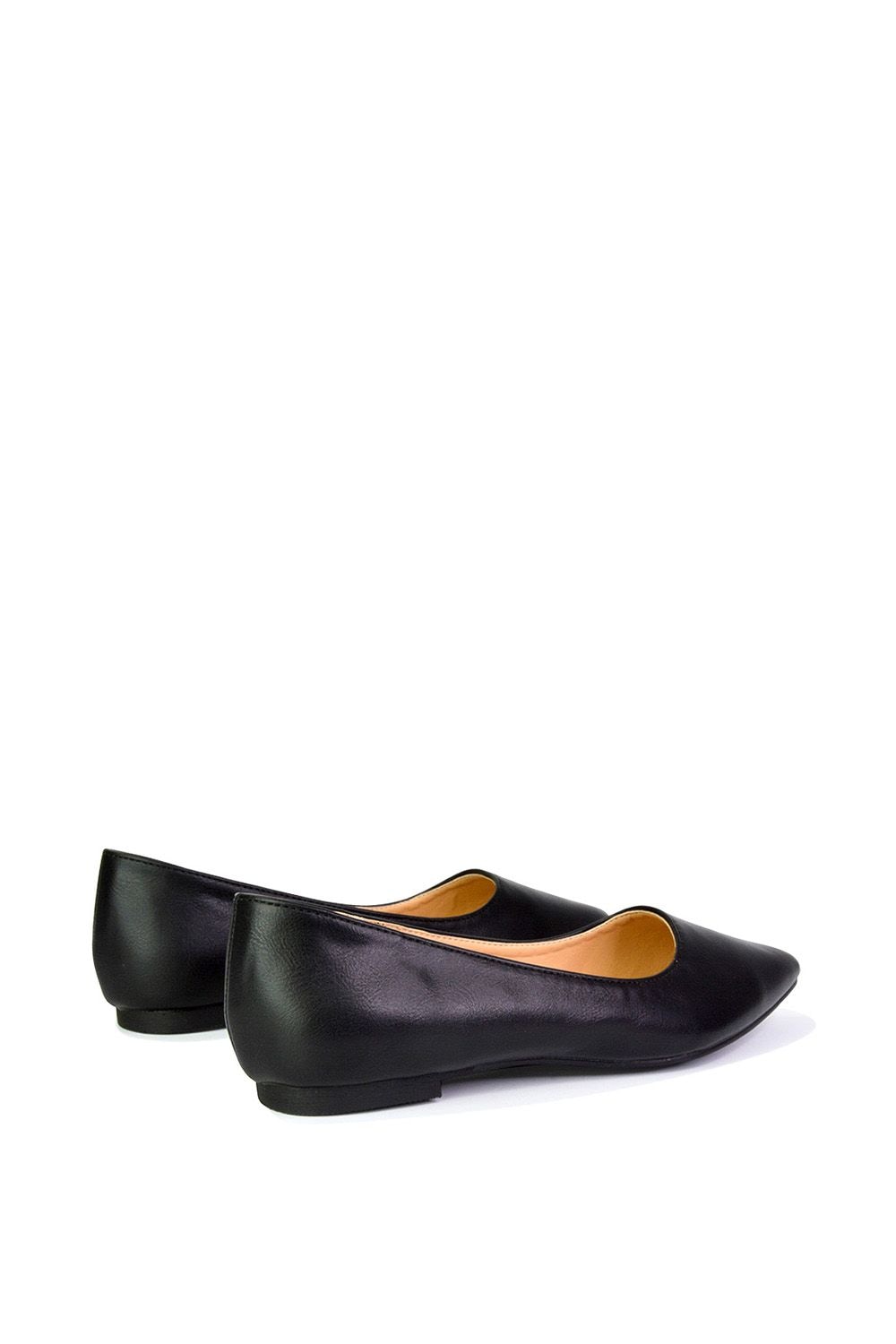 XY London 'Bubbles' Pointed Toe Slip on Flat Ballerina Pump Shoes image 4