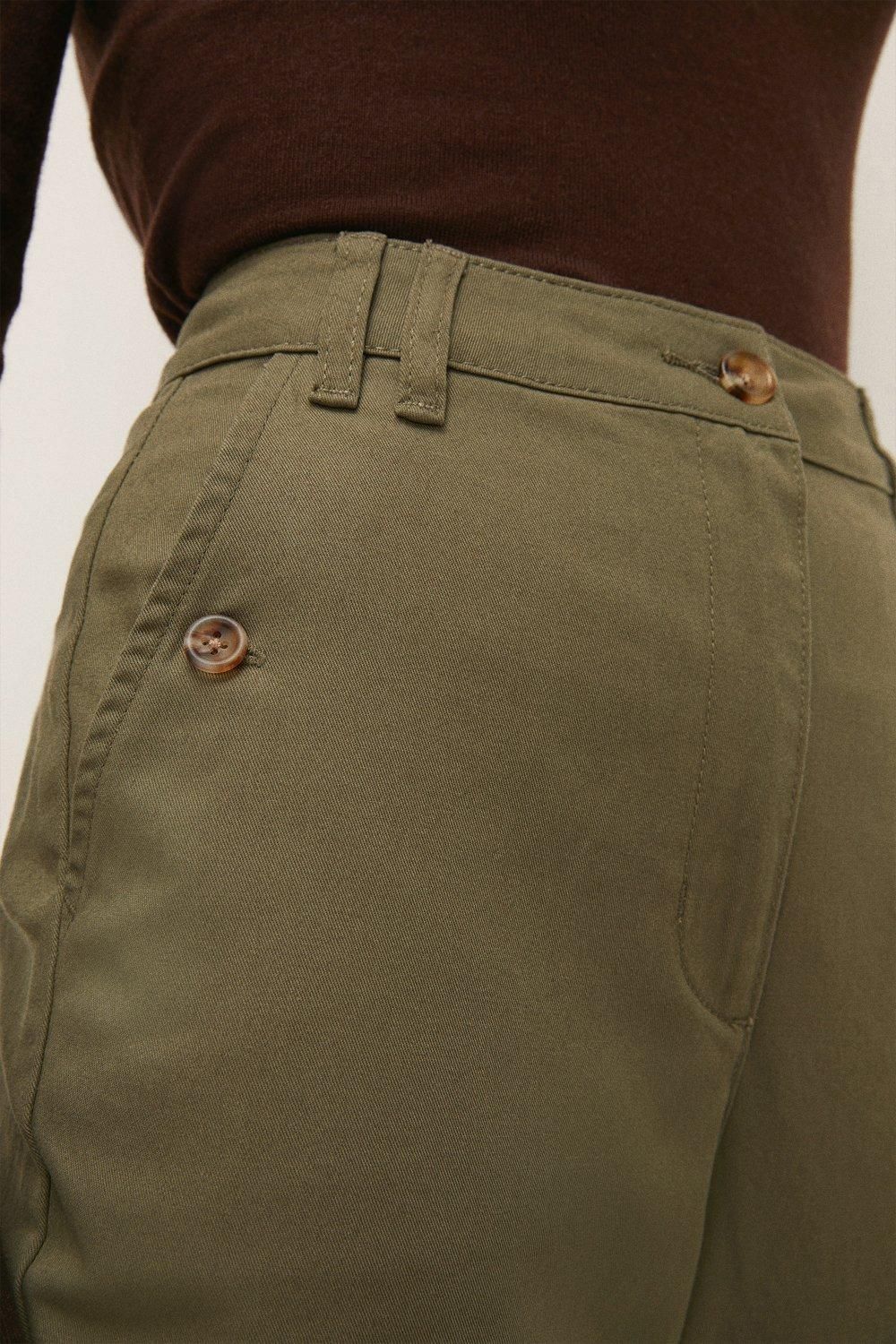 Oasis Classic Chino Trouser Khaki image 2