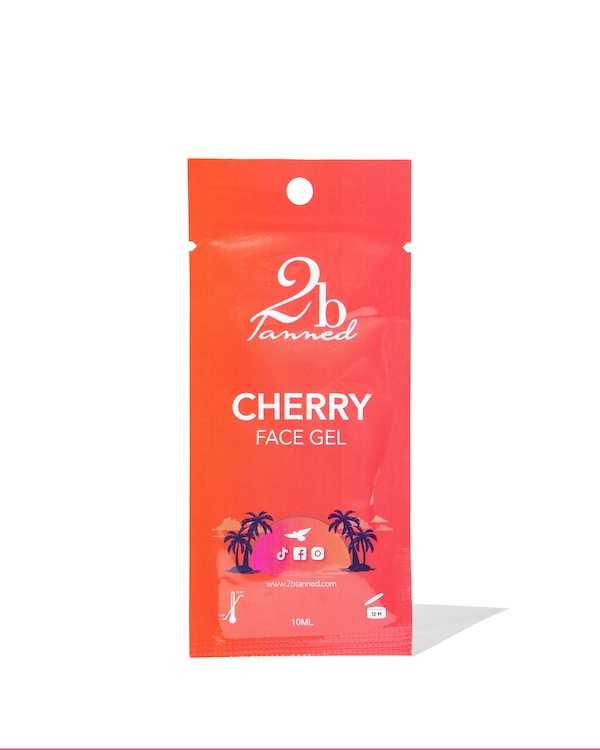 2bTanned Cherry Face Gel Sachet 10ml