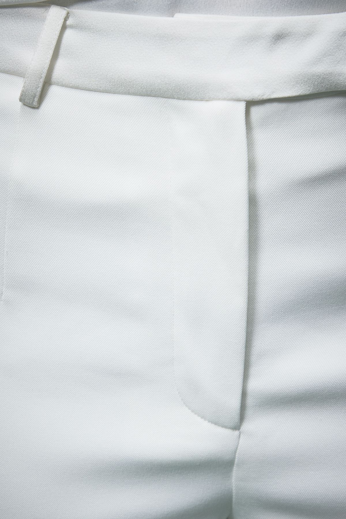 Coast Lisa Tan Bridal Wide Leg Tailored Trousers Ivory image 5