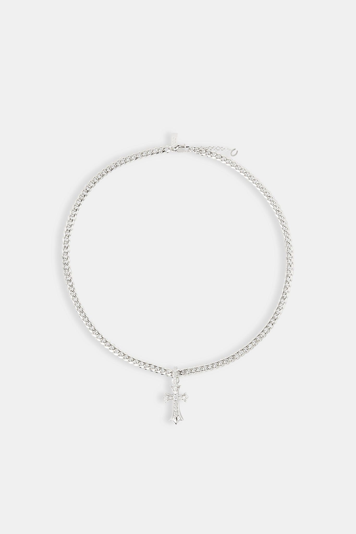 Cernucci Chunky Cross Polished Cuban Chain - 5mm image 3