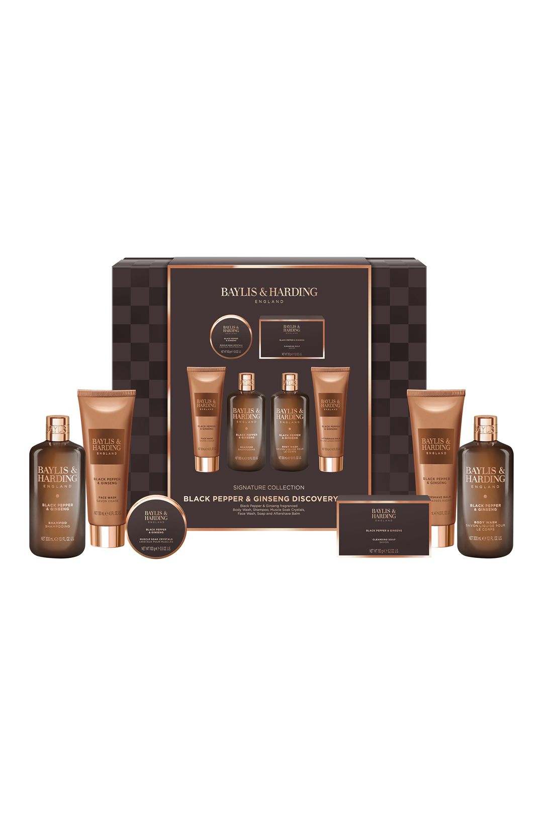 Baylis & Harding Black Pepper & Ginseng Men's Discovery Gift Set Multi image 3