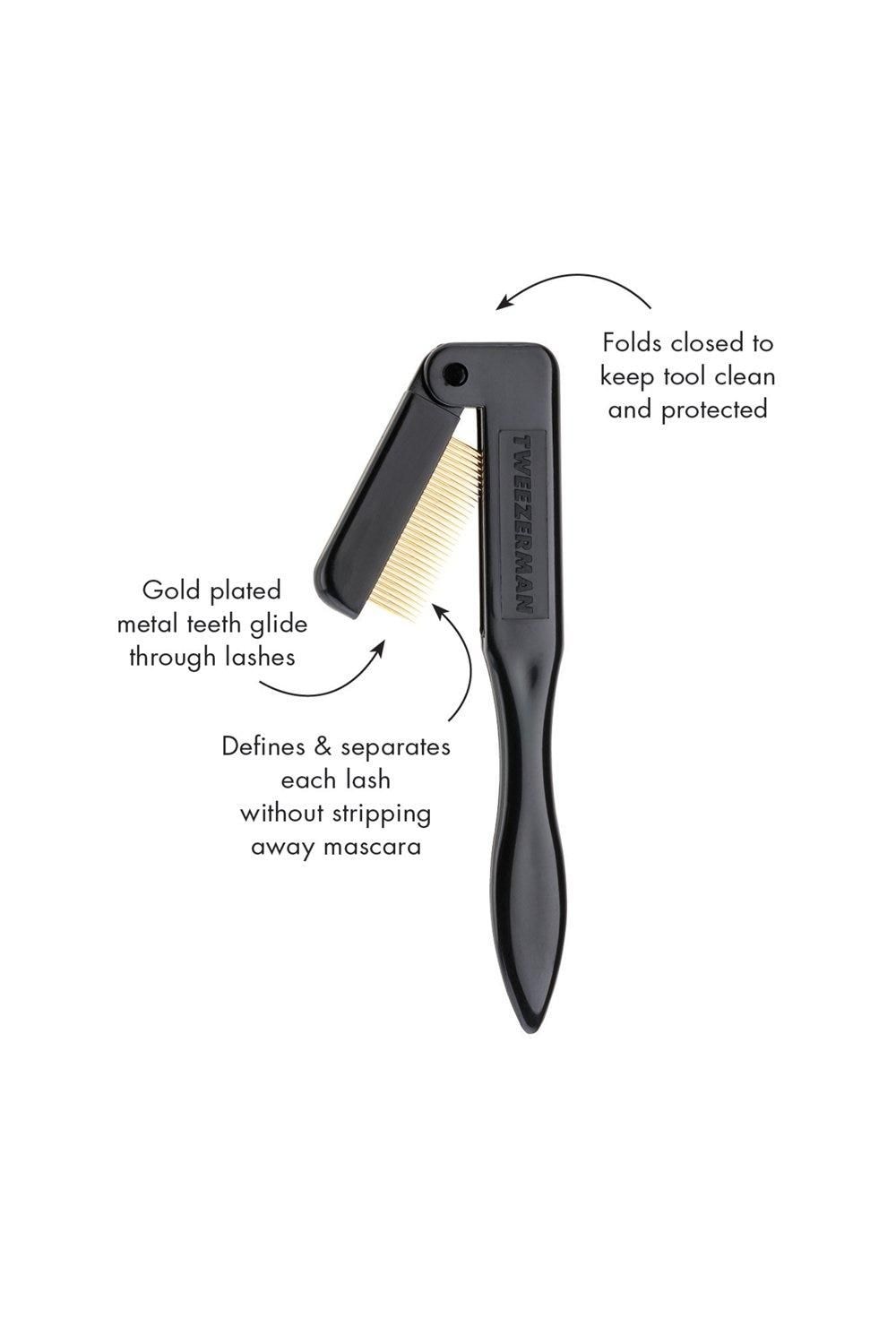 Tweezerman Folding lash comb Black image 5