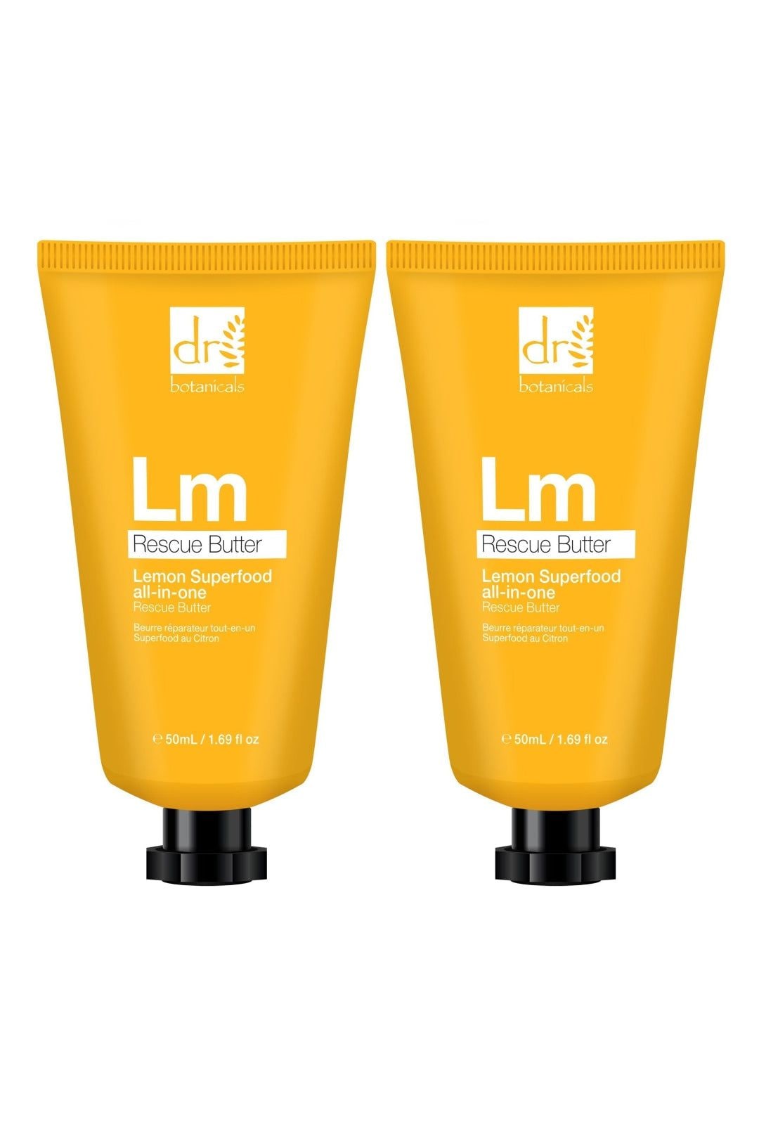Dr. Botanicals Lemon Superfood All-In-One Rescue Butter 50ml x 2 Duo Pack image 1