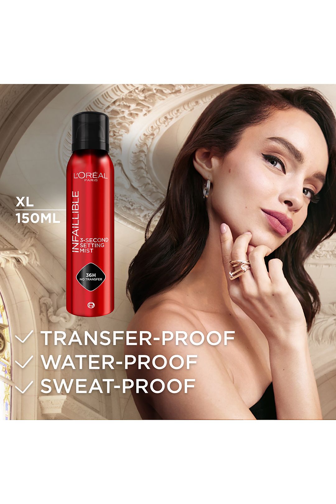 L'Oréal Paris Infallible Setting Spray XL 150ml Multi image 6