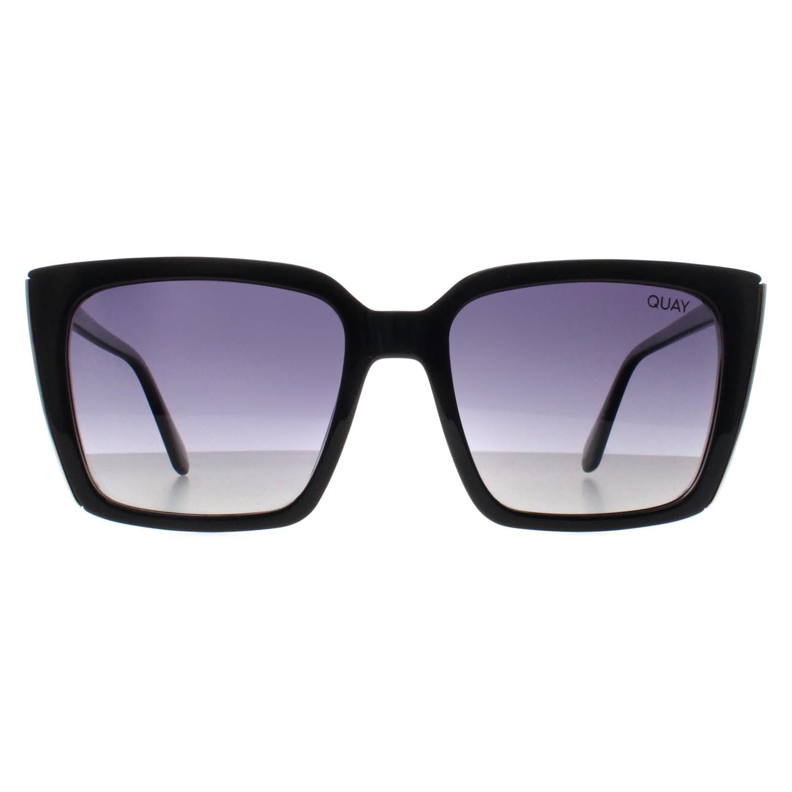 Quay Square Black Smoke Polarized Front Cover image 1