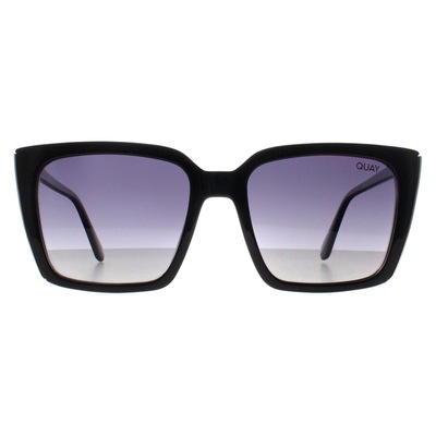 Quay Square Black Smoke Polarized Front Cover