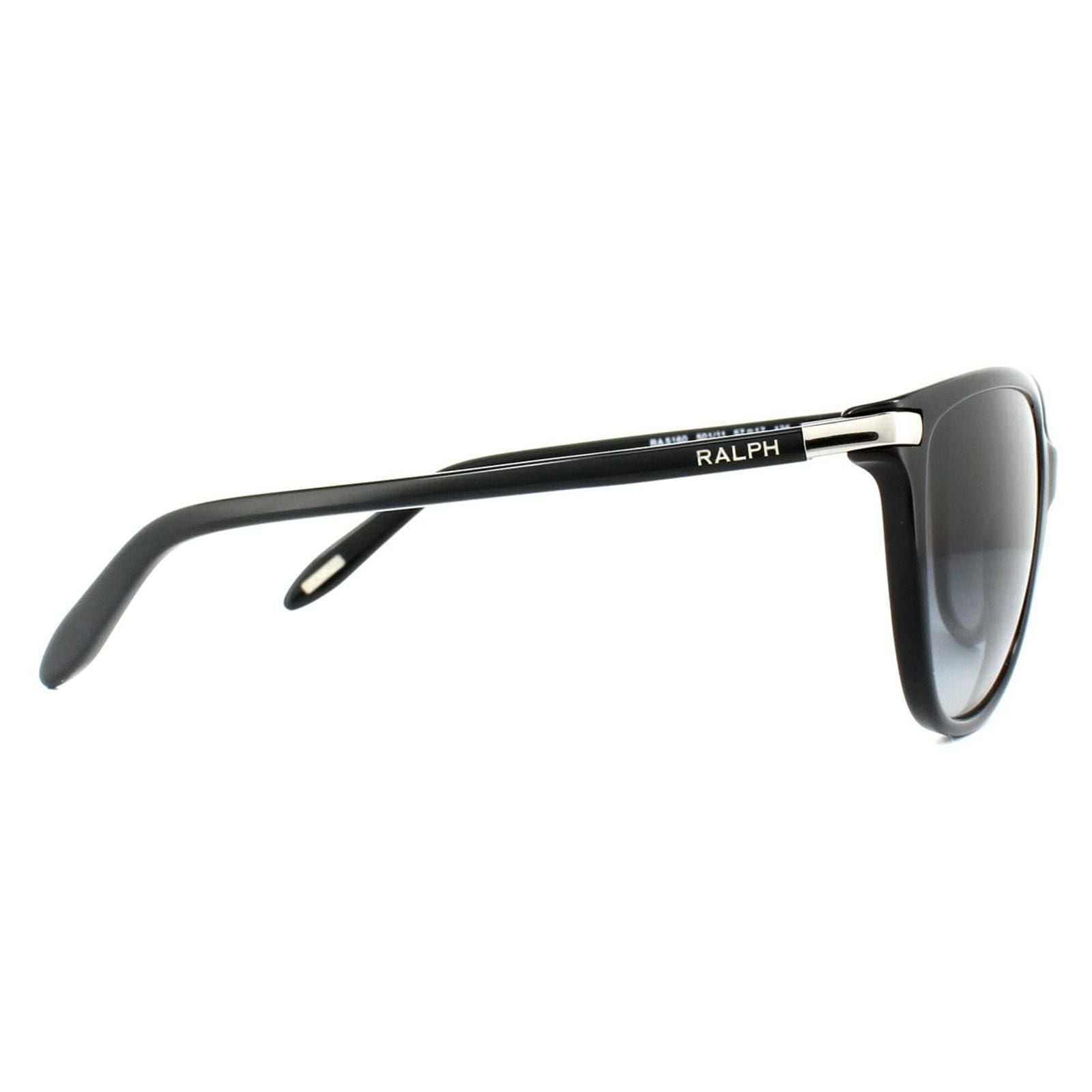 Ralph by Ralph Lauren Cat Eye Black Grey Gradient Sunglasses image 4