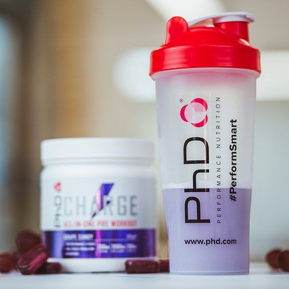 PhD Nutrition Charge Pre-Workout Powder Grape Candy 300G image 2