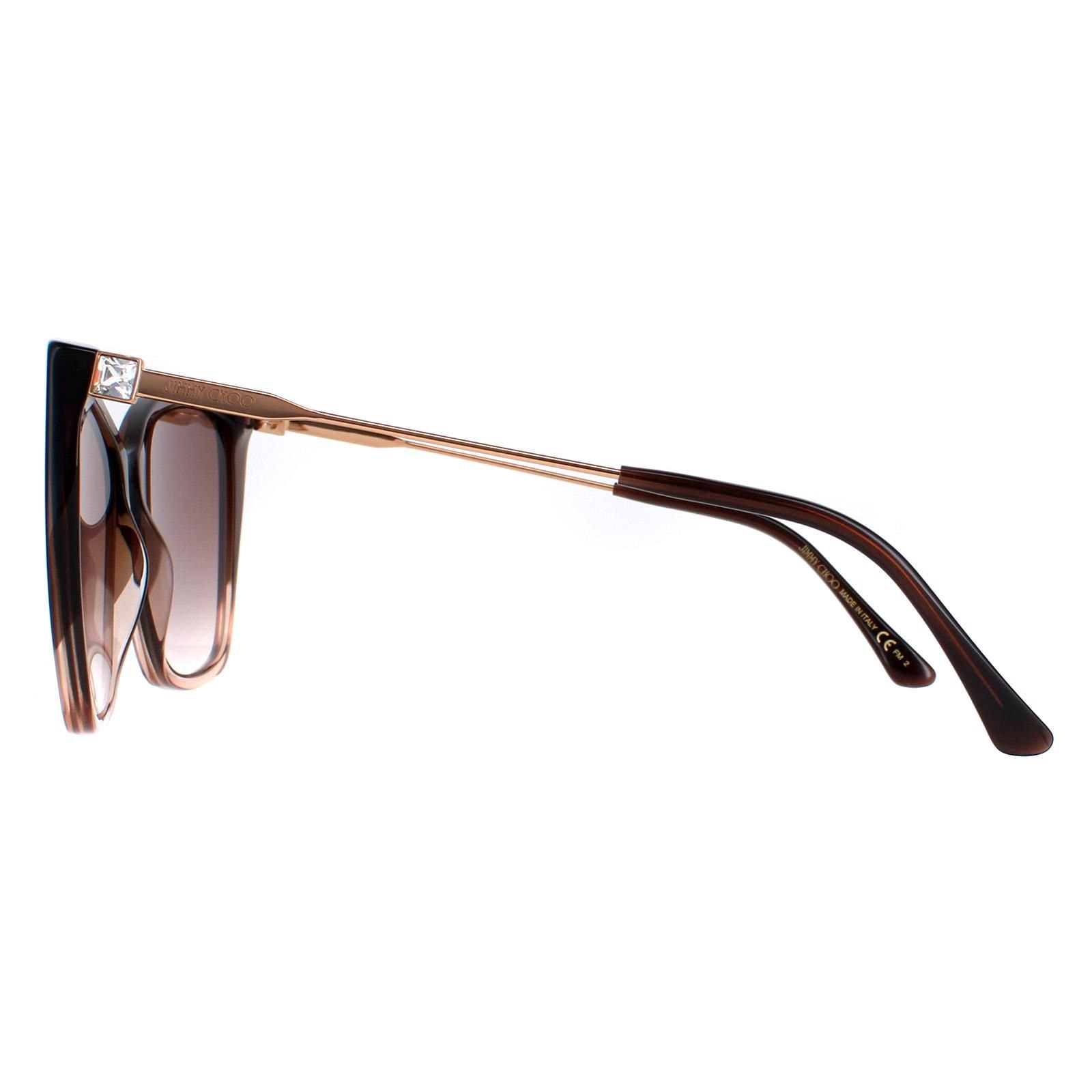 Jimmy Choo Cat Eye Brown Shaded Beige Brown Gradient Seba/S image 3