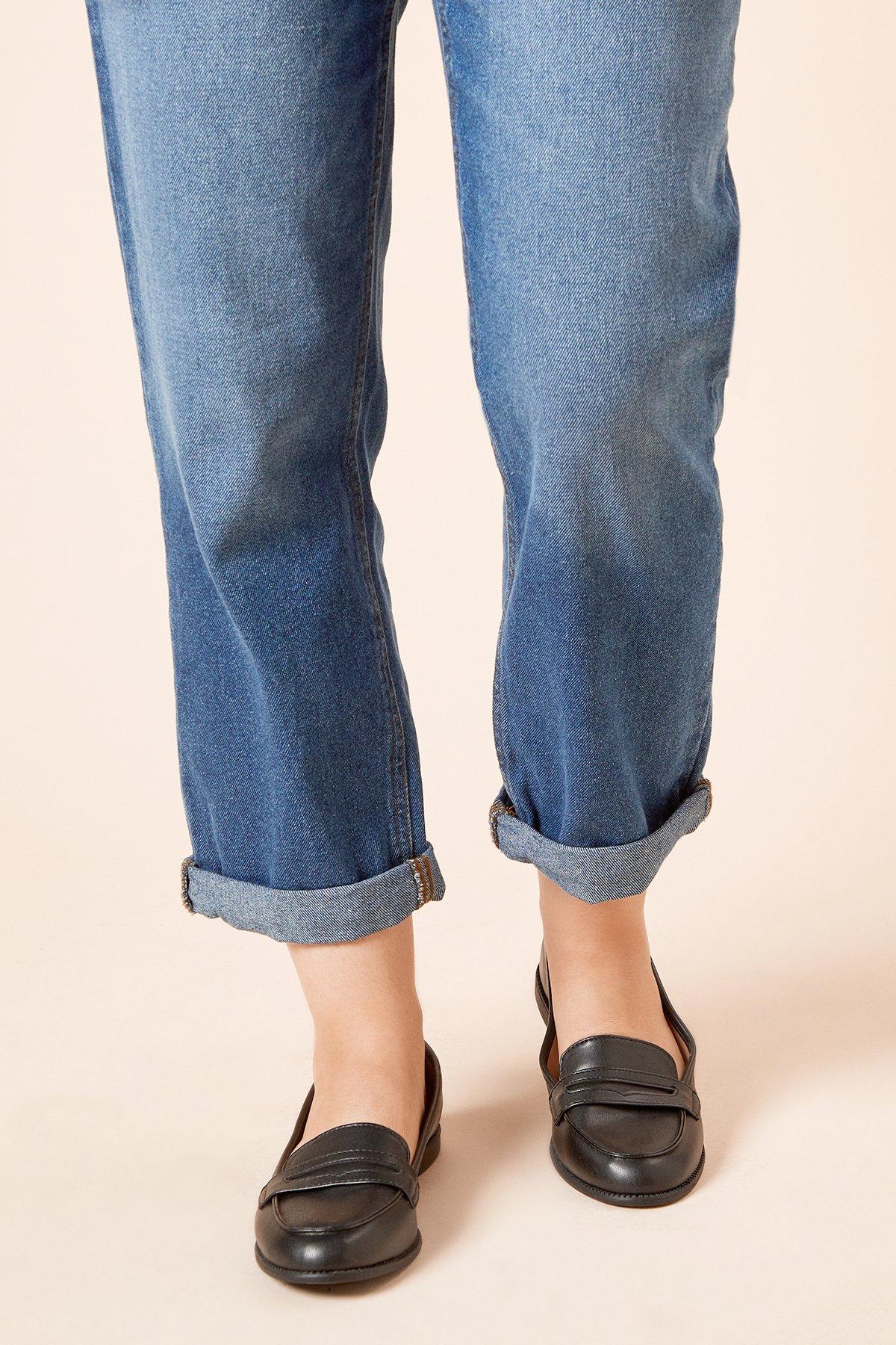 Dorothy Perkins (S) Lara Penny Loafers Black image 2