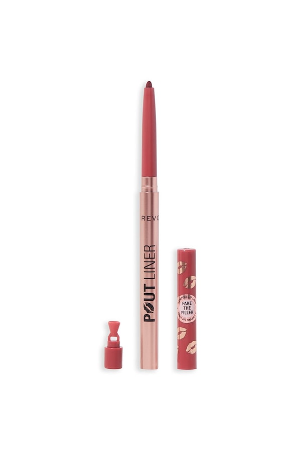 Revolution Pout Bomb Plumping Lip Liner Burnt Cherry Red