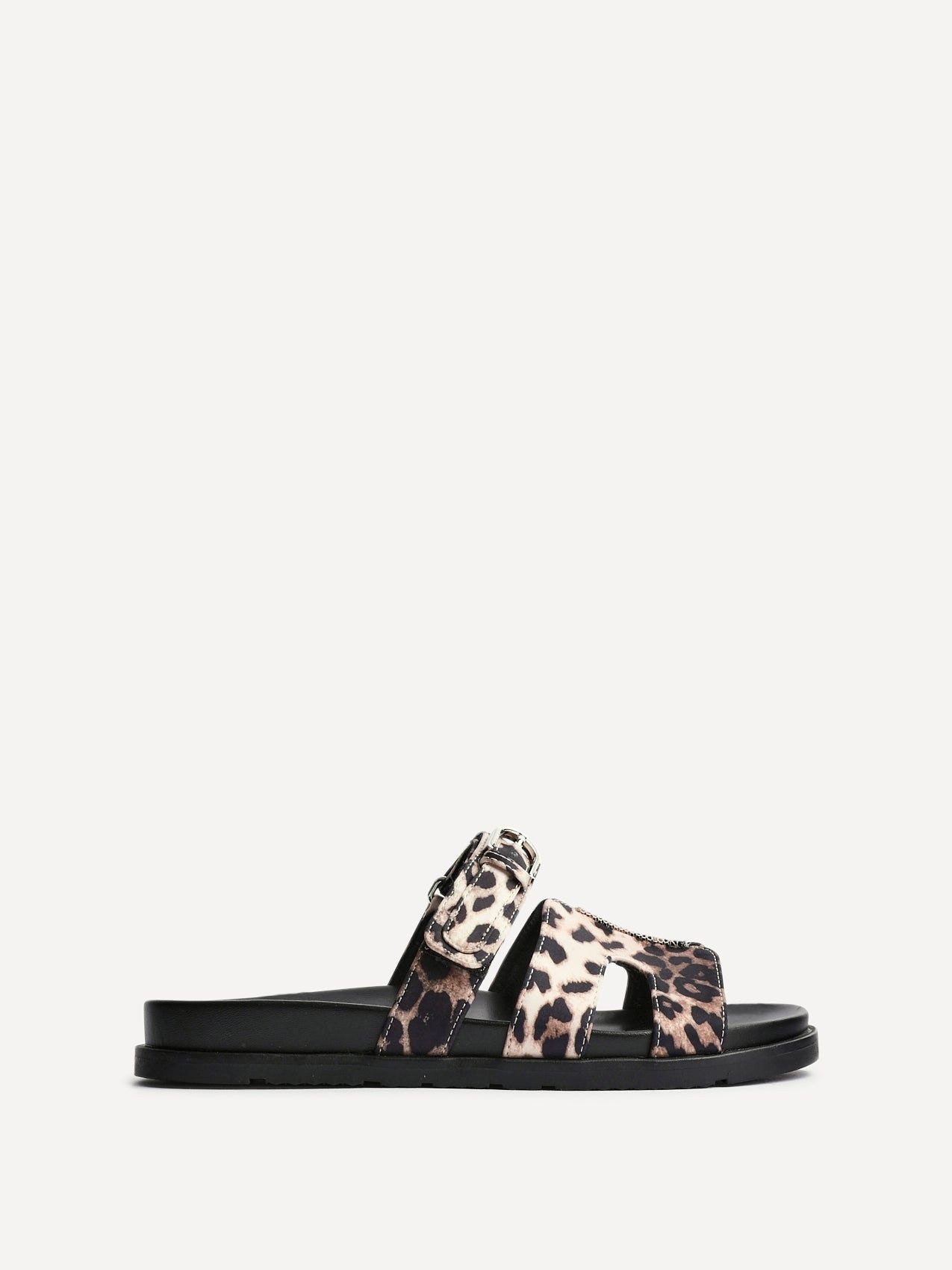 Linzi Rowan Leopard Print Footbed Linked Design Sandal image 1