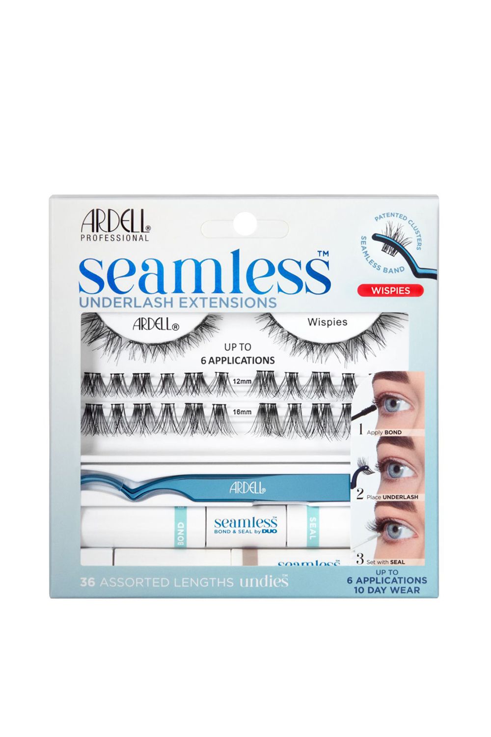 Ardell Seamless Extensions Wispies Black image 1