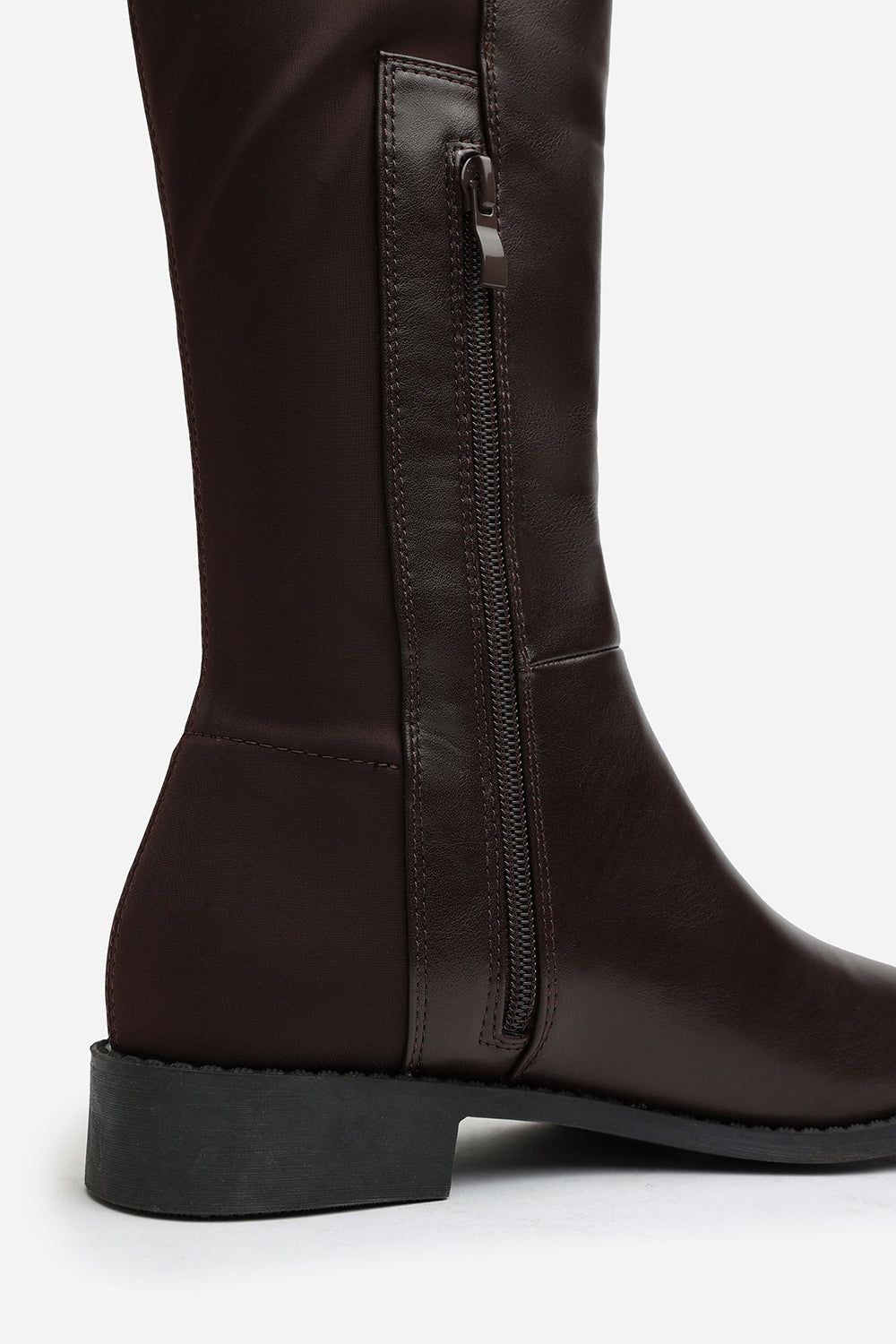 Where's That From 'Diem' Over Тhe Knee Pull On Boots with Low Heel image 5