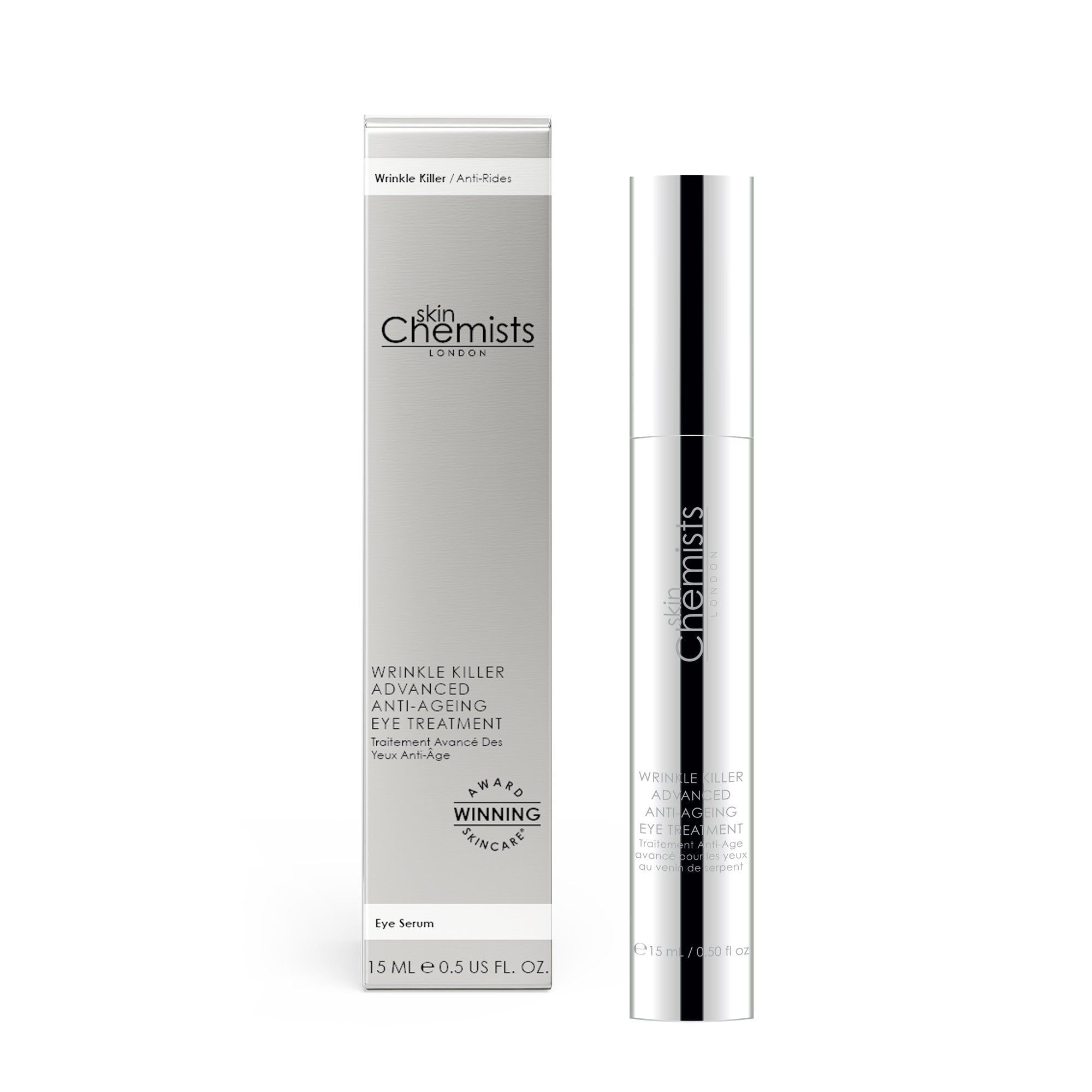 skinChemists professional skinChemists Wrinkle Killer Anti-Aging Eye Treatment 15ml x 2 Duo Set image 2