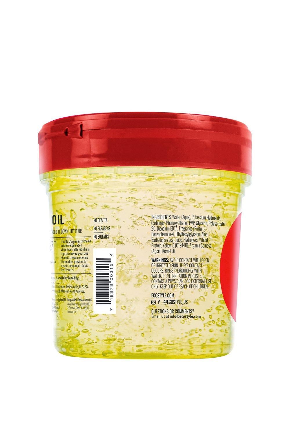 Eco Style Morroccan Argan Oil Styling Gel Champagne 473ml Multi image 2