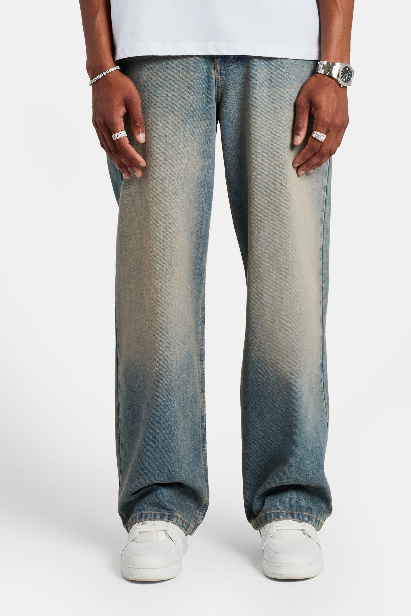 Cernucci Baggy Fit Jeans - Antique Wash image 4