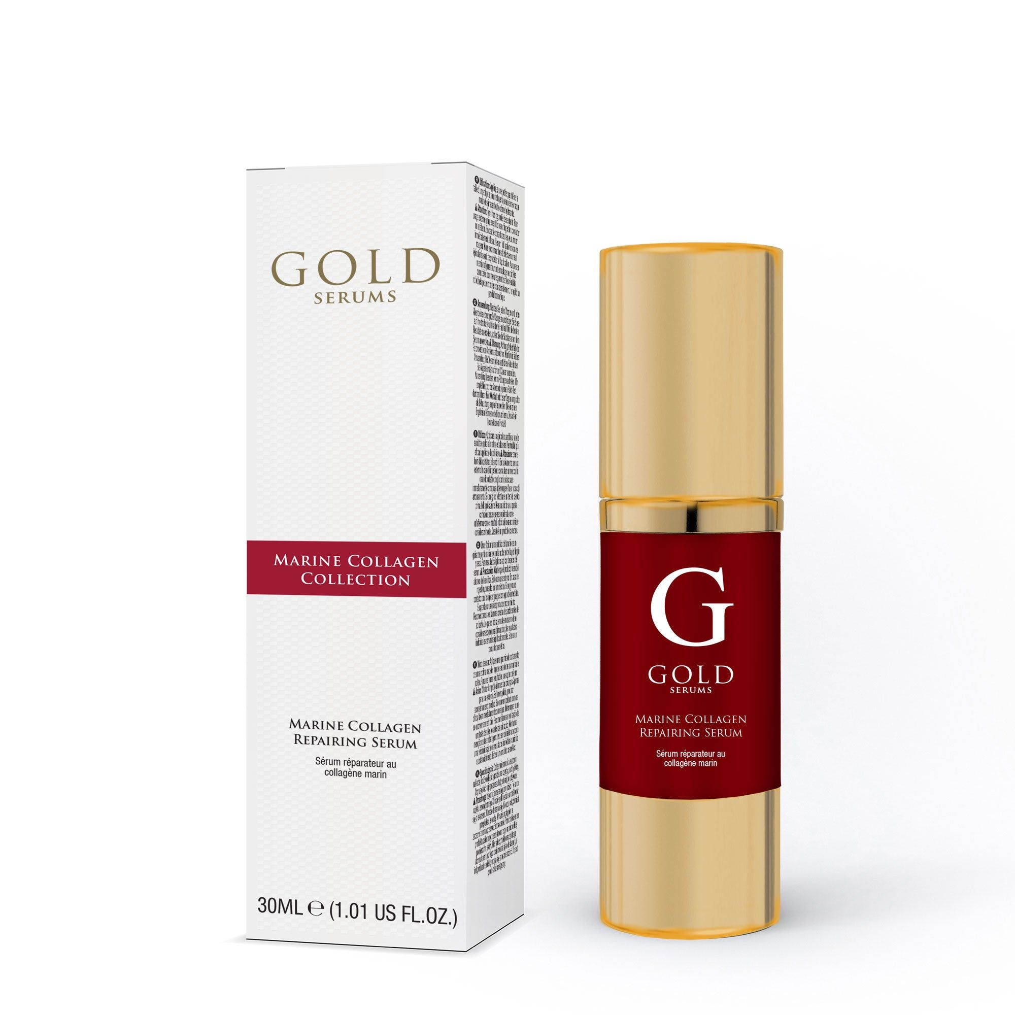 Gold Serums Marine Collagen Repairing Serum 30ml x 2 Duo Pack image 3