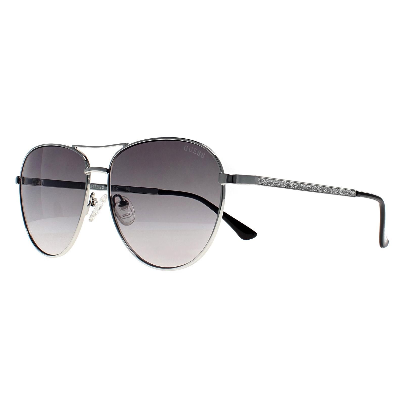 Guess Aviator Shiny Light Nickeltin  Grey Gradient GF6157 image 2