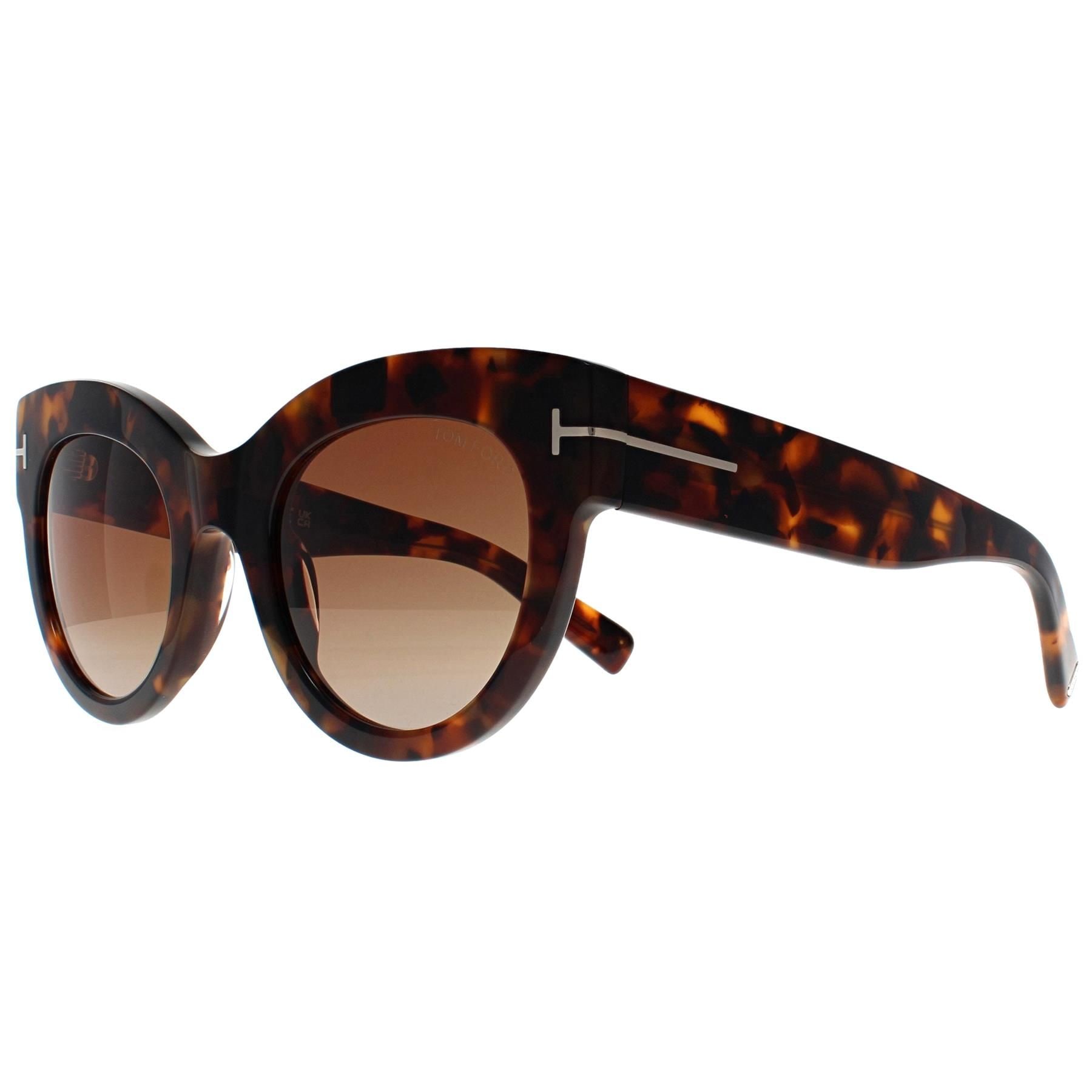 Tom Ford Cat Eye Dark Havana  Gradient Bordeaux Lucilla FT1063 image 2