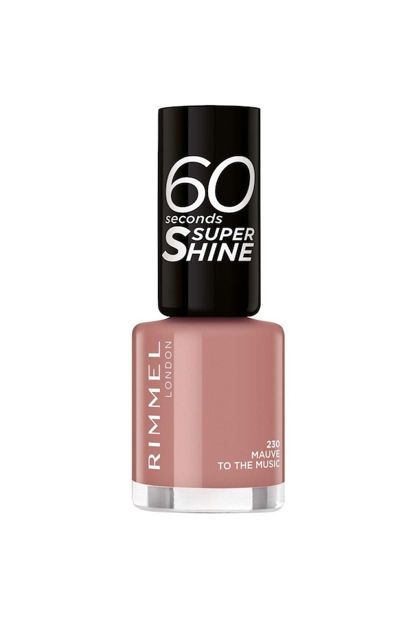 Rimmel London 60 Seconds Super Shine Nail Polish Mauve To The Music