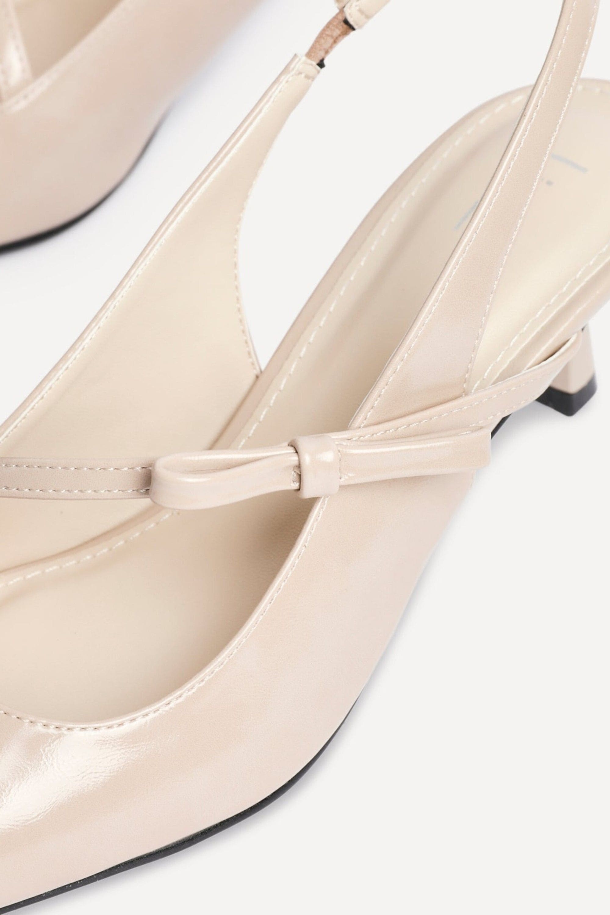Linzi Timeless Nude Faux Leather Court Heel image 4